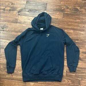 Men's Navy Blue Gymshark Hoodie
